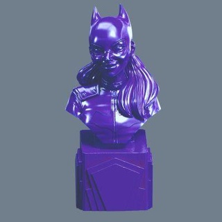 batgirl bust redpah 3d print model - Mito3D