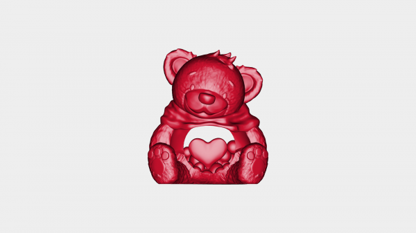 bear's heart redpah 3D print model - Mito3D
