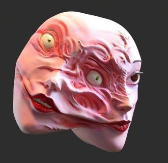 masque redpah 3d print model - Mito3D