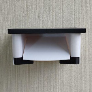 yet another quick change toilet paper roll holder - shelf redpah 3d print model - Mito3D