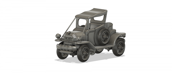 Clásico coche vehiculo redpah 3d print model - Mito3D