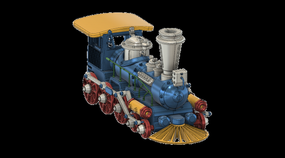 locomotive redpah 3d print model - Mito3D