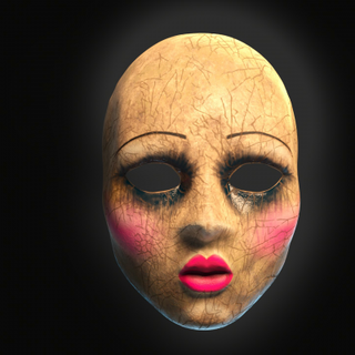 Grusel Puppe Maske redpah 3d print model - Mito3D