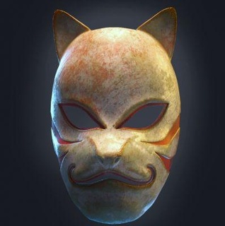 kakashi anbu madera textura máscara redpah 3d print model - Mito3D