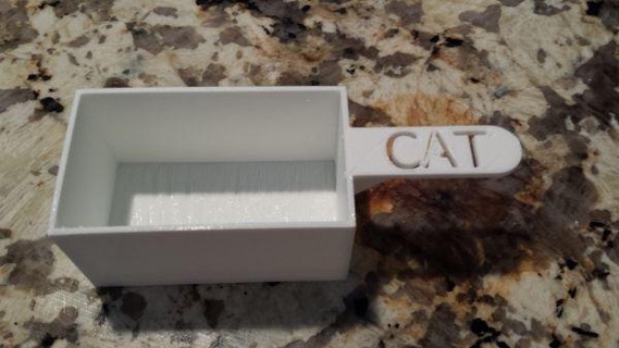 cat food scoop redpah 3d print model - Mito3D