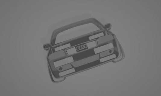 Audi a6 c5 kurabiye kesici redpah 3d print model - Mito3D