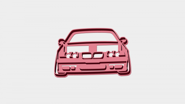 BMW e36 biscuit coupeur redpah 3D print model - Mito3D