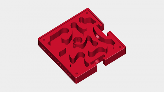ormiguero formiche rossa 3d print model - Mito3D