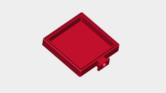 zona caccia forrajeo formiche ormiguero rossa 3d print model - Mito3D