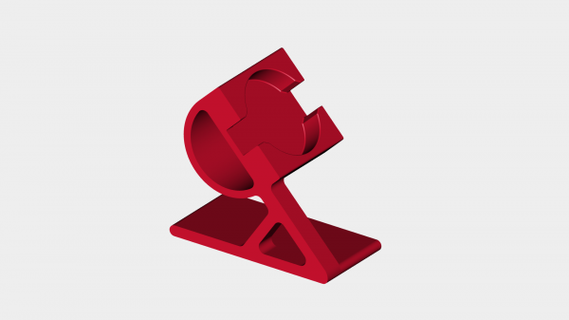 huawei gt gt2 ricarica stazione rossa 3d print model - Mito3D