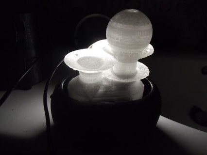 micro fountain redpah 3d print model - Mito3D