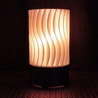 wave lamp redpah 3d print model - Mito3D