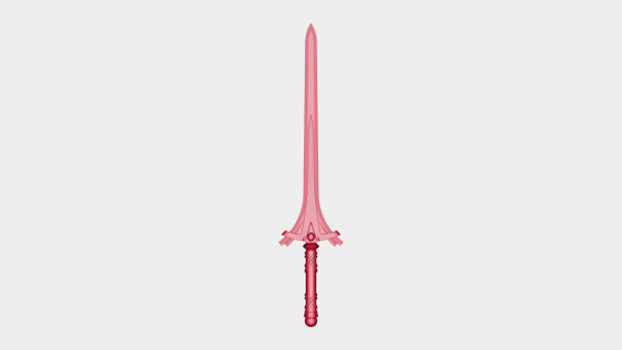 sword art online alicization asuna underworld assembly redpah 3d print model - Mito3D