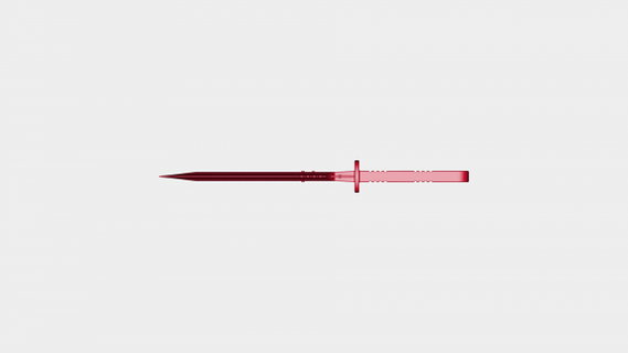 metal engranaje creciente calor espada lanzamiento cuchillo redpah 3d print model - Mito3D
