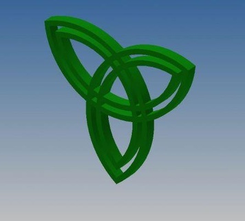 celtic knot 2 redpah 3d print model - Mito3D