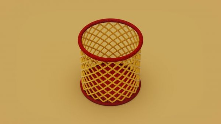 basket redpah 3d print model - Mito3D