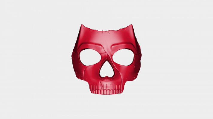 skull mask redpah 3d print model - Mito3D