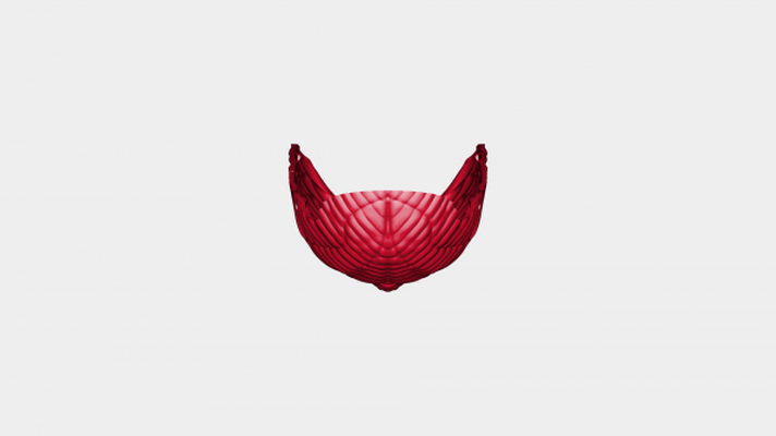 fantasia maschera rossa 3d print model - Mito3D