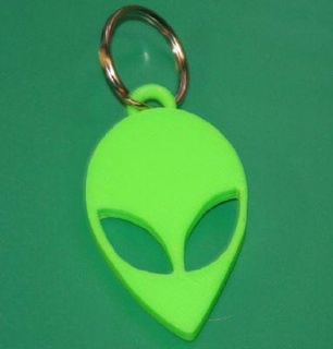 space alien keychain  space alien keychain 