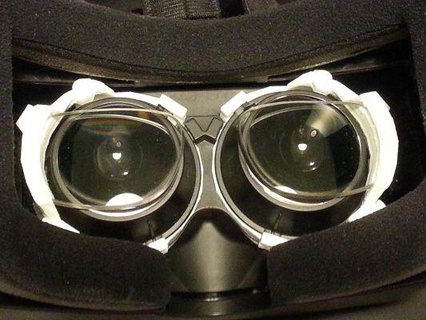 oculus crevasse dk2 amovible lunettes adaptateur titulaire soutien redpah 3d print model - Mito3D