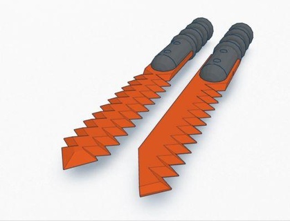 abóbora escultura kit facas redpah 3d print model - Mito3D