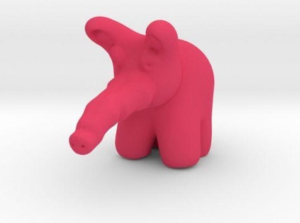 l'éléphant 2 redpah 3d print model - Mito3D