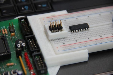 tablero circuitos 5x2 encabezamiento redpah 3d print model - Mito3D