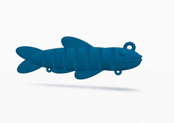 fish lure redpah 3D print model - Mito3D