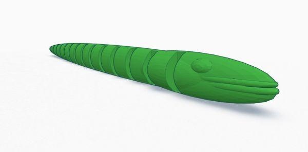 grass snake redpah 3d print model - Mito3D