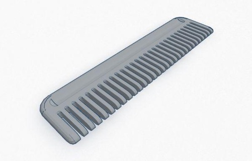 5 inch comb redpah 3d print model - Mito3D