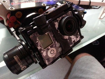 tbs keşif profesyonel gopro kamera dirsek redpah 3d print model - Mito3D