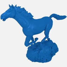 &34god speed&34 galloping horse print ready 3d model very nice running printed stl format 3d print model - Mito3D