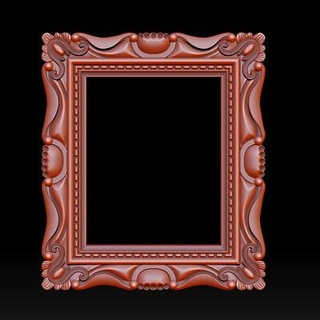 3d frame - wood carving stl model cnc router dang nhat tan 3d print model - Mito3D