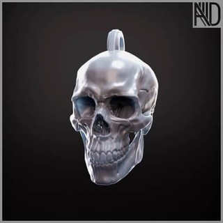 3d printable keychain skull aronon 3d print model - Mito3D