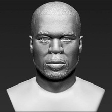 50 cent bust print ready 3d model here printing current size 5 cm height but you free scale it zip file contains obj stl created zbrushif have any questions please don't hesitate contact me respond asap encourage check my other celebrity models 3d print model - Mito3D