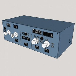 a320 FCU painel 3d impressão modelo ranpetel 3d print model - Mito3D