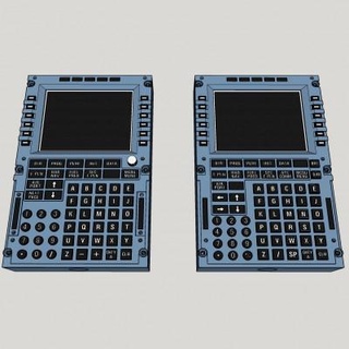 a320 mcdu panel 3d Yazdır model ranpetel 3d print model - Mito3D