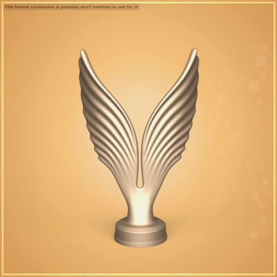 abstract eagle figurine - 3d print model by ocstard 3D print model - Mito3D