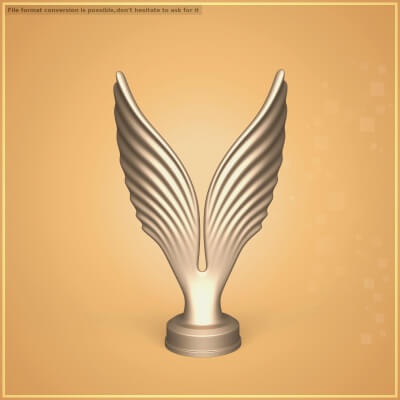 abstract eagle figurine - 3d print model by ocstard 3d print model - Mito3D