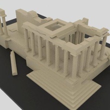 Aizanoi uralt Stadt Zeus Tempel drucken bereit 3d Modell 3d print model - Mito3D