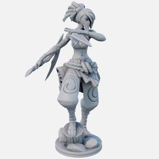 akali 3d Stampa modello pham manh dat 3d print model - Mito3D