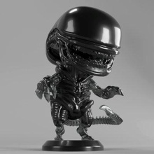 extraterrestre xénomorphe chibi impression prêt 3d modèle nivinpoly420 3d print model - Mito3D