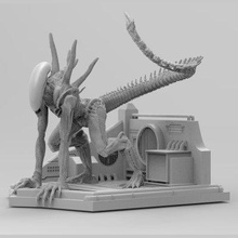 alien xenomorph sewer escape - print ready 3d model seanguerrez 3d print model - Mito3D