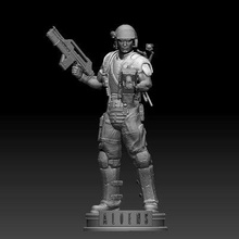 extraterrestres soldat impression prêt 3d modèle andreyad77 3d print model - Mito3D