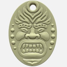 amulet free print ready 3d model cool thing made zbrush 4r7 3d print model - Mito3D