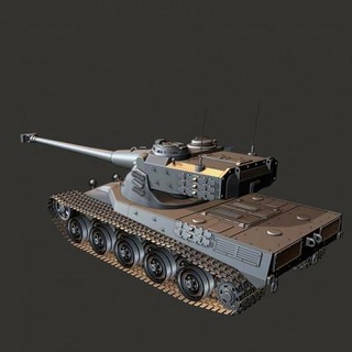 amx 50b Panzer 3d drucken Modell stanis3dsv 3d print model - Mito3D