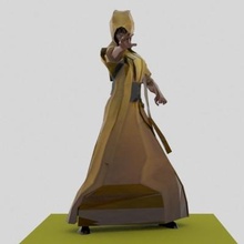 ancient magic figure print ready 3d model 3d print model - Mito3D