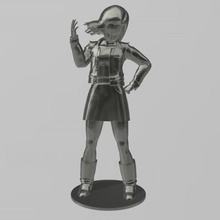 Android 18 Stampa pronto 3d modello moogar 3d print model - Mito3D