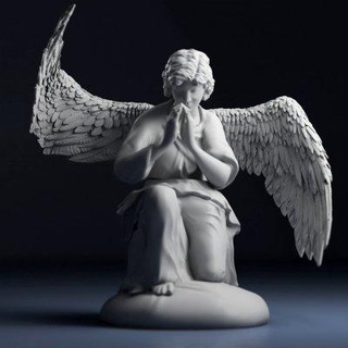 angel praying pipepipe123 3d print model - Mito3D
