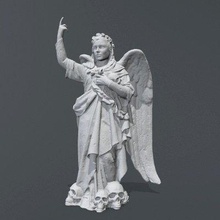 melek heykel 02 Yazdır hazır 3d model buzkazım 3d print model - Mito3D
